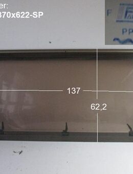 Dethleffs Wohnwagen Fenster ca 137 x 62,2 Parapress PPGY-3-SZ gebr. Sonderpreis (zB DethleffsRM3 NewLine420) - Schotten Zentrum