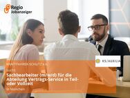 Sachbearbeiter (m/w/d) für die Abteilung Vertrags-Service in Teil- oder Vollzeit - München
