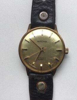 Herren Armbanduhr Bergana Vergoldet Vintage 1950er Jahre - Fulda