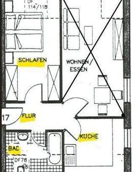 WG : 1 möbliertes Zi. mit gemeinsamer Küche und Bad in Mannheim Neckarau, kurzfristig beziehbar - Mannheim