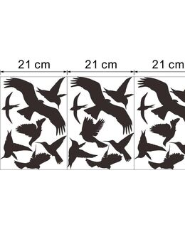 Wandtattoo Fensterschutz Vogelschutz Fensterbild 21 Vögel - Friedrichsdorf