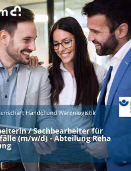 Sachbearbeiterin / Sachbearbeiter für Arbeitsunfälle (m/w/d) - Abteilung Reha und Leistung - Gera
