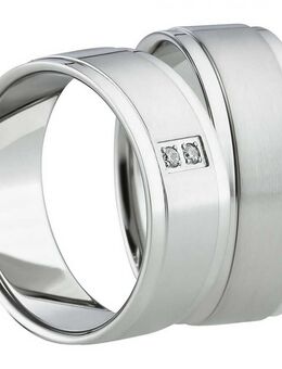 Edle Edelstahlringe glänzend & matt AB1128-AB1129 - Aholming