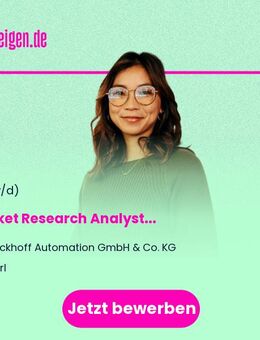 Market Research Analyst (m/w/d) - Verl