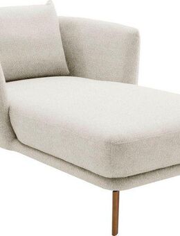 SCHÖNER WOHNEN-Kollektion Chaiselongue Pearl - 5 Jahre Hersteller-Garantie, auch in Bouclé. Füße Massivholz, Loveseat und Loungesessel, Maße (B/H/T): 101/71/161 cm