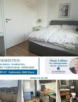 Voll möblierte 3 Zi-Wohnung im Zentrum von Pforzheim - Pforzheim