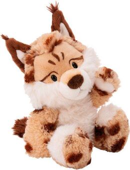 Nici Kuscheltier Wild Friends GREEN, Luchs Lyka, 25 cm, schlenkernd, enthält recyceltes Material