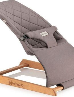 BabyGo Babywippe Skippy, grau, Made in Europe