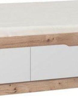 FORTE Stauraumbett Vankka, viel Stauraum, skandinavisches Design, mit 3 Schubladen, weitere Produkte zur Serie erhältlich