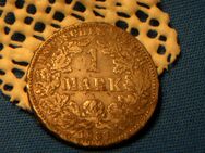 Alte Münze / 1 Mark 1881 A / Münze gefälscht !! ?? - Wuppertal