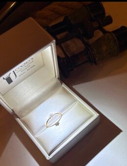 Sonitär-Ring 585 Gold mit 0,15 Brillant - Waldkraiburg