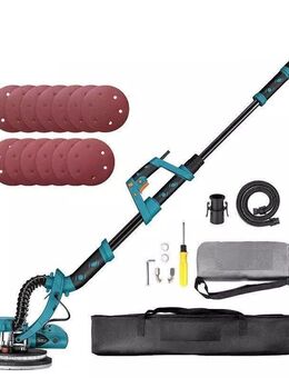 #Bestseller# Trockenbauschleifer mit Led Beleuchtung und Vakuumabsaugung komplett Set mit Schleifpapier - Wuppertal