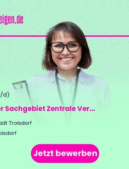 Leiter Sachgebiet Zentrale Verwaltung der kinderbetreuenden Einrichtungen (m/w/d) - Troisdorf