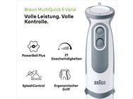 Braun Stabmixer MQ 5200 WH WH MultiQuick 5 Vario, 1000 W