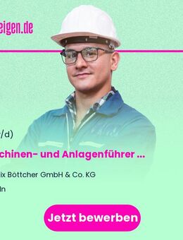Maschinen- und Anlagenführer (m/w/d) in der PU-Beschichtung - Köln
