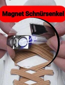 Magnet Schnürsenkel Schwarz Schuhbinder Senioren Schnellschnürsystem 10,90€* - Villingen-Schwenningen
