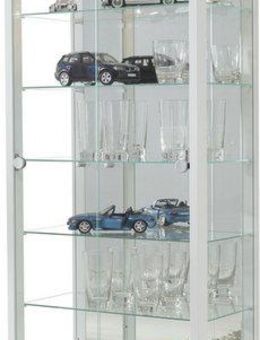 fif möbel Vitrine OPTIMA Standvitrine/Glasvitrine 2x Glastür,perfekt für Sammler,Sammlervitrine