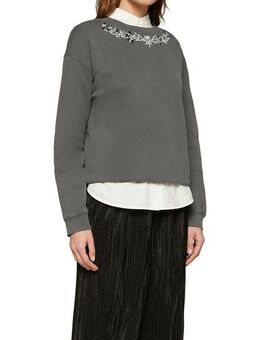 s.Oliver Sweatshirt mit dekorativen Steinen