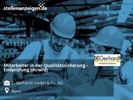 Mitarbeiter in der Qualitätssicherung - Endprüfung (m/w/d) - Bonn