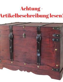HMF Schatztruhe aus Holz Frankreich 60cm #2215 - Birkenfeld (Baden-Württemberg)