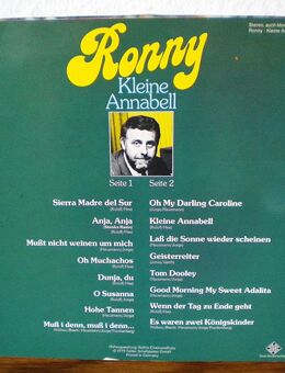 Ronny-Kleine Annabell-Vinyl-LP,1979 - Linnich