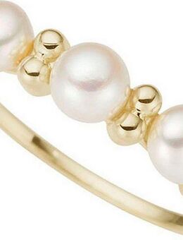Firetti Fingerring Schmuck Geschenk Gold 333 Damenring Goldring, mit Süßwasserzuchtperle