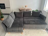 Schönes, graues Ecksofa in samt mit Bettkasten und Bettfunktion - Radolfzell (Bodensee)