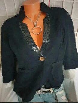 Leichte Blazerjacke blazer leinen linea tesini 36 schwarz - Berlin