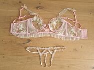 Dessous Set Blümchen rosa, verspielt und verführerisch1,neu und ungetragen - Herdecke