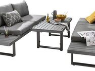 Destiny Gartenlounge-Set SEA POINT, (15-tlg., 2x Schenkel, 1x Tisch), Aluminium