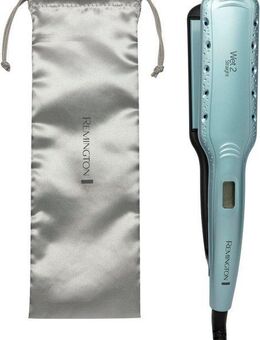 Remington Glätteisen Wet2Straight, S7350, breiter Haarglätter Keramik-Beschichtung, 2 in 1 für Nass- & Trockenanwendung, 10 Temperatureinstellungen