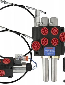 Hydraulikventil Kreuzschaltung Joystick Bowdenzug Frontlader komplett Set - Wuppertal