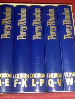 Perry Rhodan Lexikon A-Z 1991 - 5x Hardcover Bände im Pappschuber 3-8118-2059-1 - Fürth
