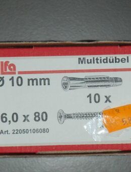 Dübel - Schraubenset 10 mm - Ulmen Ulmen