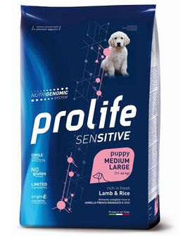 Prolife Dog Puppy Sensitive Medium/ Large Lamm & Reis - 10 kg