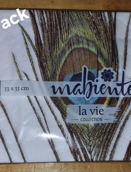 Pfauen Feder Serviette - Kitzingen