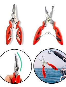 Angelzange Hakenlöser Sprengringzange Angelschnurschneider Fischzange Hakenzange 8,90 €* - Villingen-Schwenningen