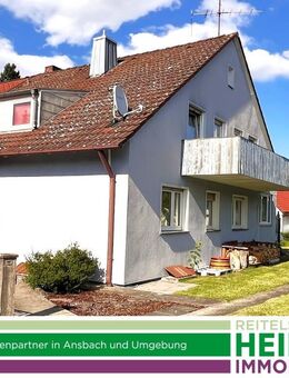 Vermietete Doppelhaushälfte in beliebter Wohnlage in Hennenbach - Ansbach