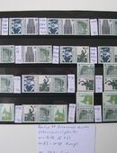 Briefmarken Berlin, Zusammendrucke W83 - W98 kompl., postfrisch in 50374