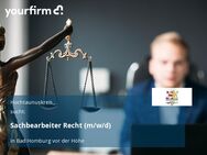 Sachbearbeiter Recht (m/w/d) - Bad Homburg (Höhe)