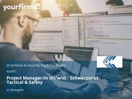 Project Manager/in (m/w/d) - Schwerpunkt Tactical & Safety - Kempen