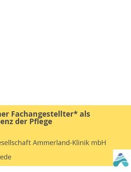 Medizinischer Fachangestellter* als Teamassistenz der Pflege - Westerstede