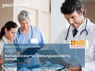 Notfallsanitäter*in / Rettungsassistent*in (m/w/d) - Marl (Nordrhein-Westfalen)