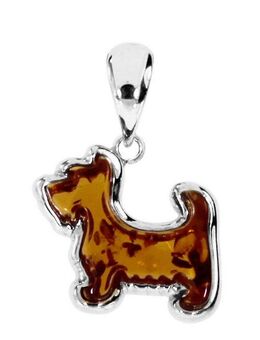 OSTSEE-SCHMUCK Kettenanhänger Ostsee-Schmuck Anhänger Hund Anhänger Hund (1-tlg)