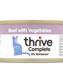 Sparpaket Thrive Complete 24 x 75 g - Rind mit Gemüse
