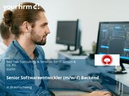 Senior Softwareentwickler (m/w/d) Backend - Braunschweig