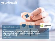 Altenpfleger/in, Heilerziehungspfleger/in oder Gesundheits- und Krankenpfleger/in (w/m/d) Teilzeit - Langgöns