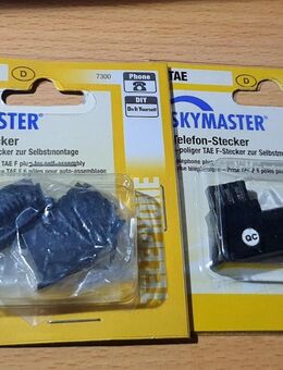 3 x  Stück Skymaster TAE F Stecker 6-polig zur Selbstmontage+ 1 x Stück TAE F 922297 (NEU) - Verden (Aller)
