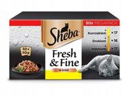 SHEBA Fresh&Fine 50 x 50 g Nassfutter Katzenfutter Saucenbeutel mit Huhn, Geflügel und Pute - Wuppertal