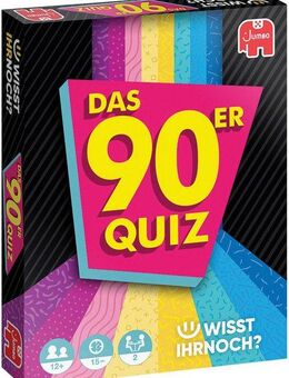Jumbo Spiele Spiel Wisst Ihr noch? Das 90er Quiz, Quizspiel